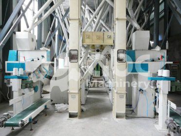 120TPD Automatic Wheat Flour Mill Project Constructed in India