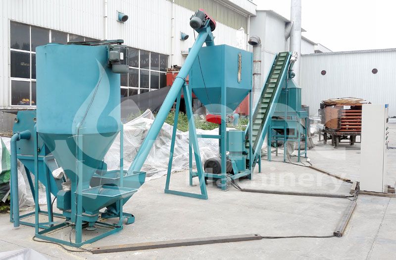 animal feed pellet mill plan designed by reliable manufacturer in China