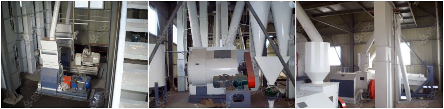 animal feed processing machinery included in the project