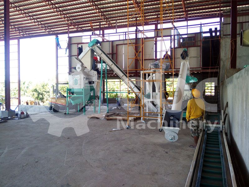 2TPH Napier Grass Biomass Pellet Production Line Set Up in the Philippines