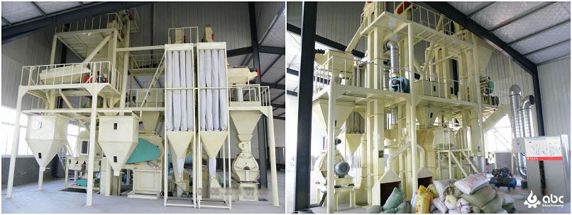 medium scale complete animal feed processing equipment