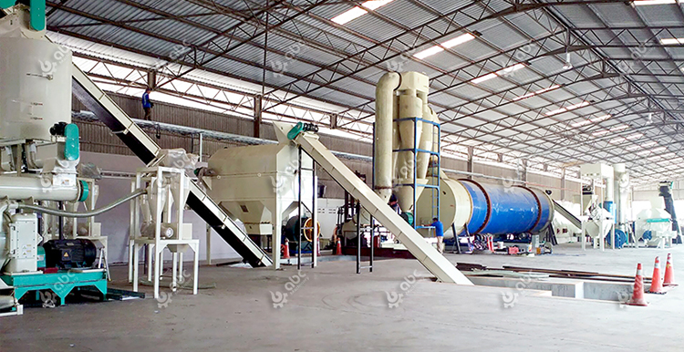 sawdust drying machine for wood pellet production