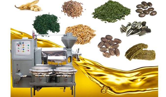 small integrated vegetable seeds oil press machine at factory price 