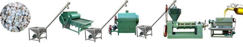 mini cottonseed oil pressing line low cost high output