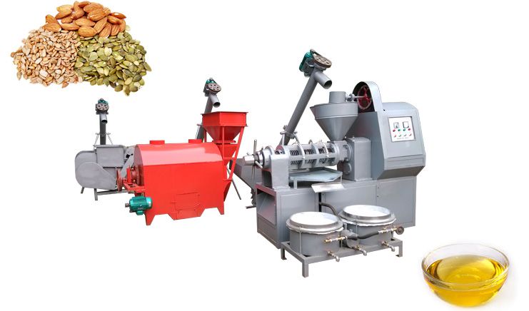 extract oil through integrated oil seed press machine 