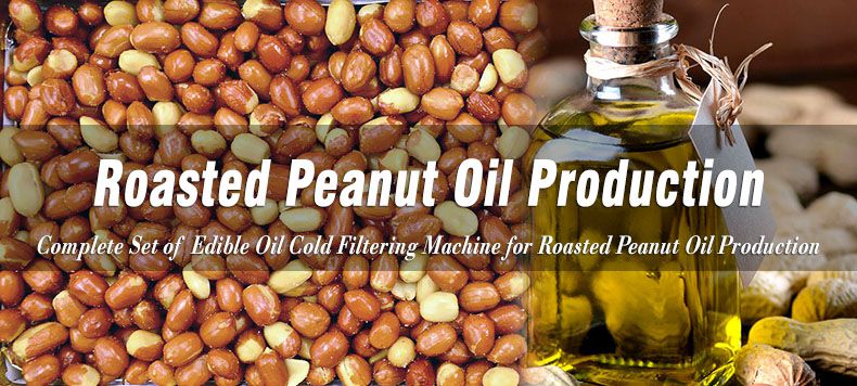 roasted peanut oil production