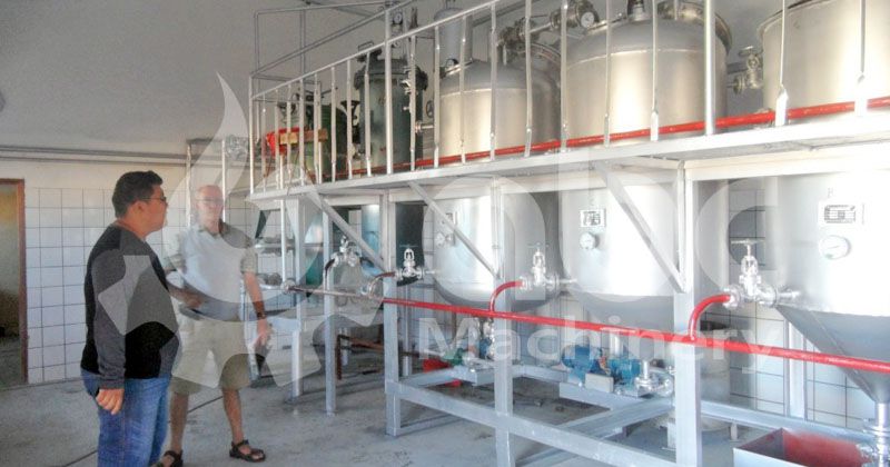 seal oil refinery plant - suitable for processing crude animal and fish oil