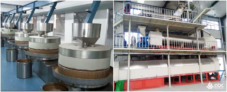 sesame milling and oil extraction plant