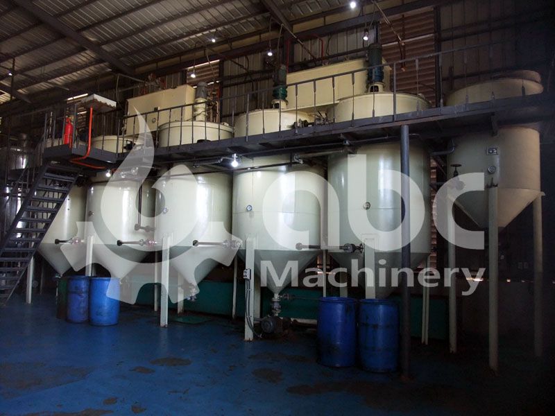 small cooking oil refinery equipment set for processing crude vegetable seed oil