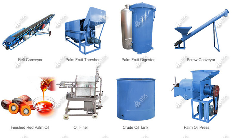 small palm oil milling machine at factory price