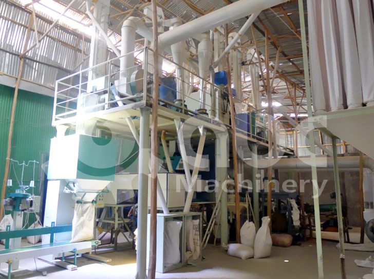 small scale wheat cleaning production line for mini wheat milling factory