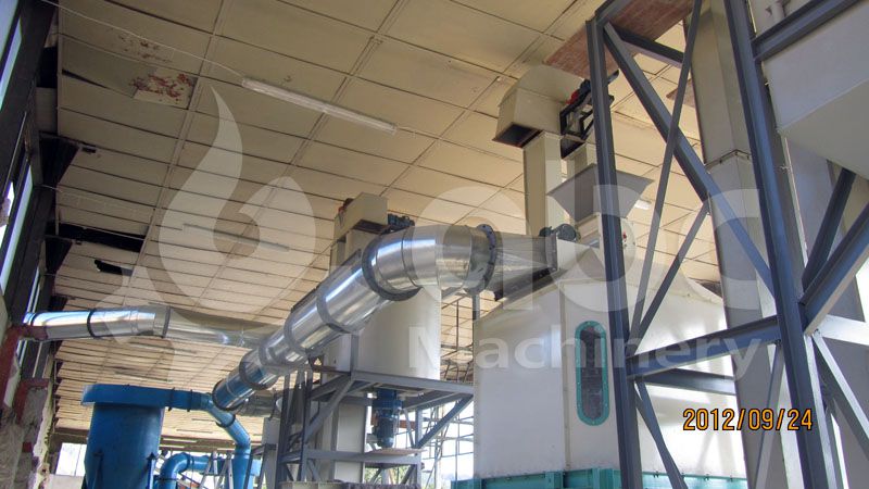 wood pellets cooling equipment for small wood pellet mill plant