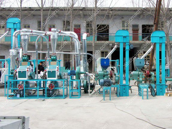 10TPD Small Corn Flour Milling Line