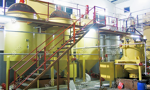 soybean oil refinery plant to produce refined edible oil