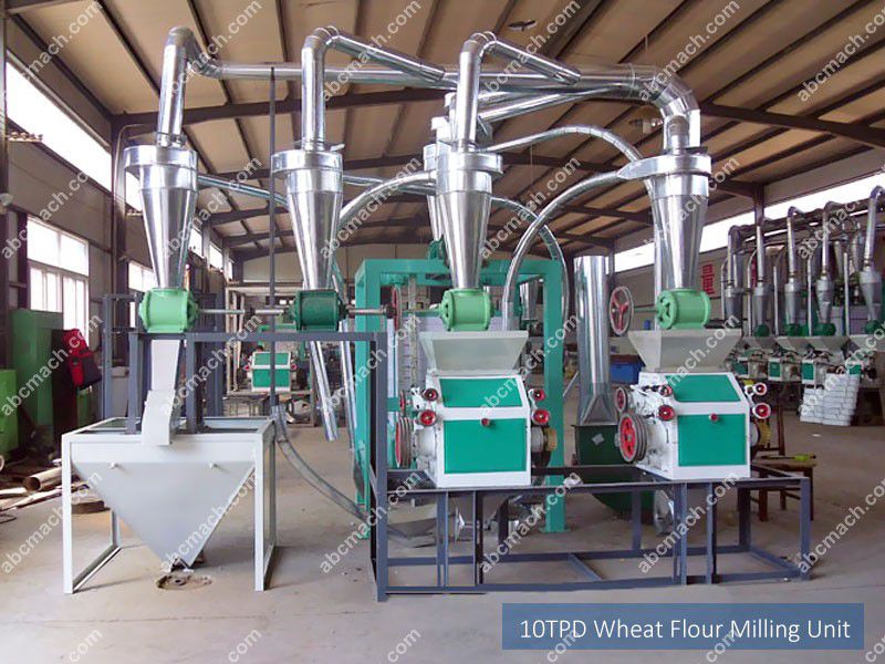10 ton per day small grain flour milling unit for sale