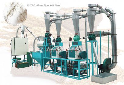 10 Ton per Day Wheat Flour Machine Exported to Chile