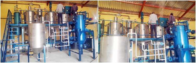 1ton palm oil refining project