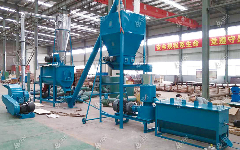 mini poultry feed mill production line