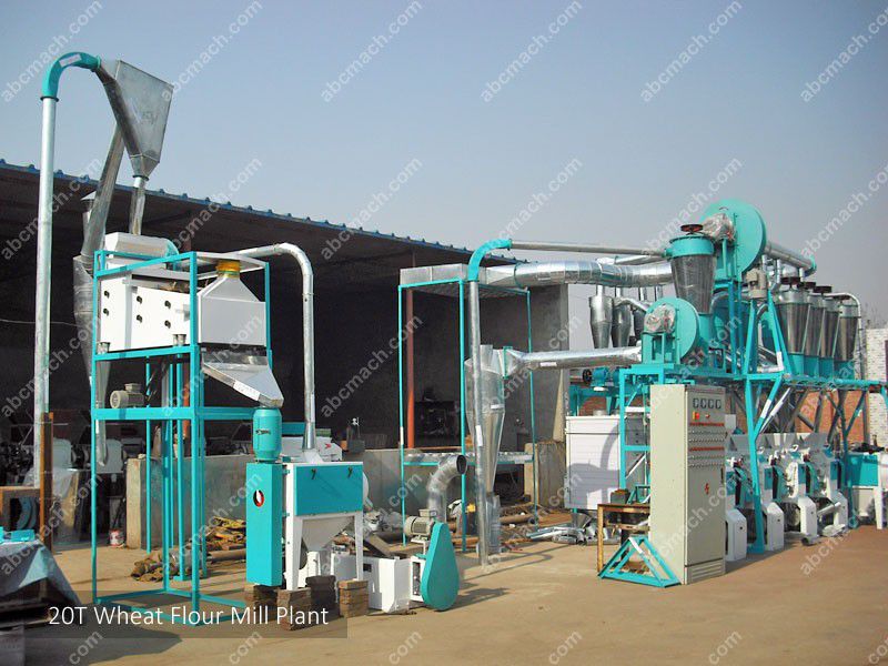 20ton wheat flour milling machine for mini flour mill plant