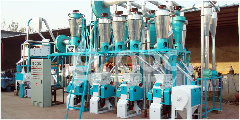 20tpd small flour milling machine set 20tpd small flour milling machine set