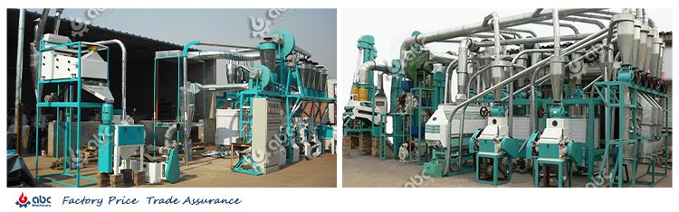 25ton maize flour mill production line