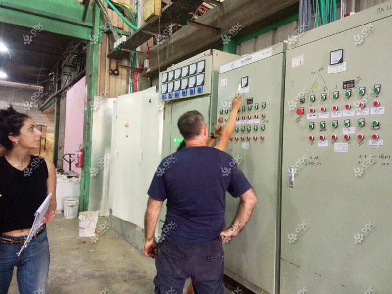 plc control system of complete wood pellet plant project