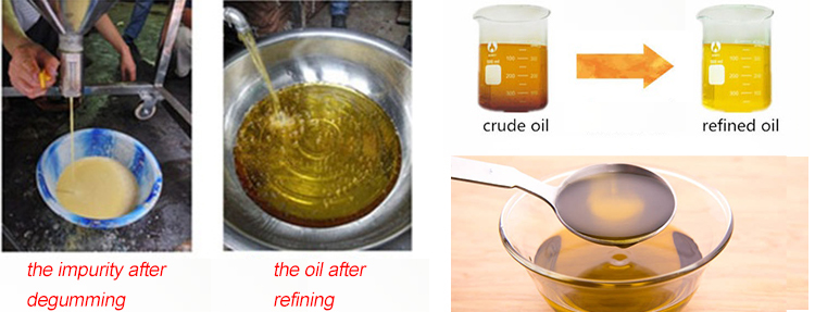 sunflower oil after refining