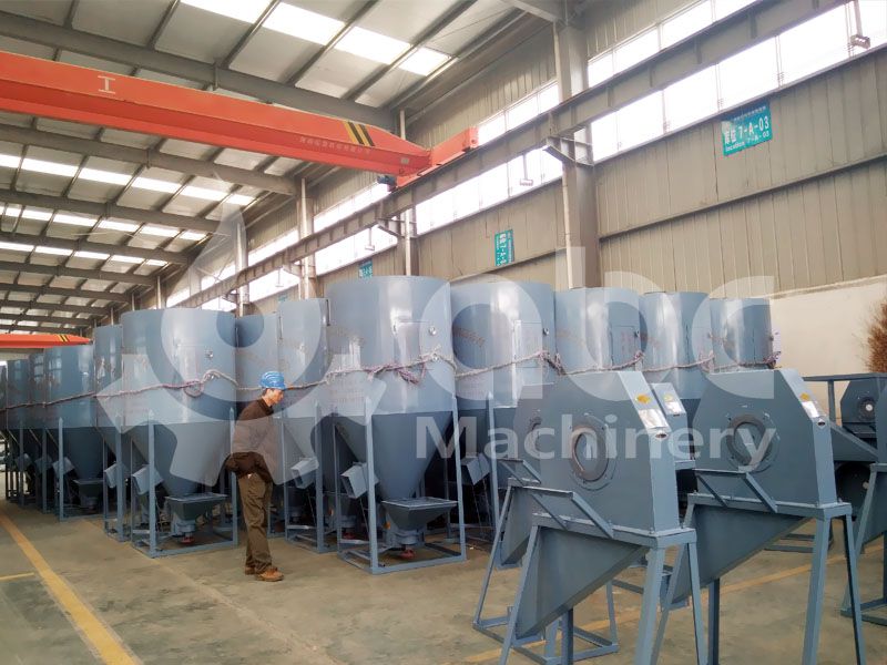 animal feed storage silo in small scale feed production line