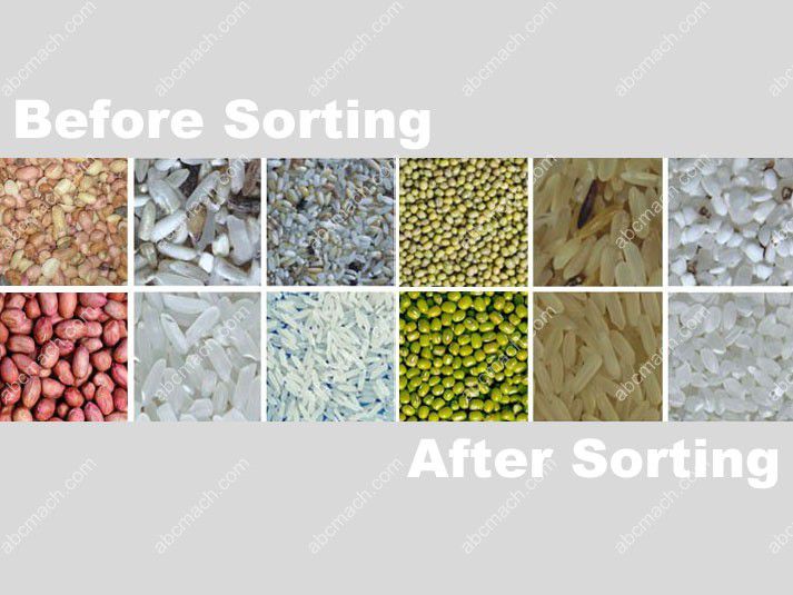 before and after sorting