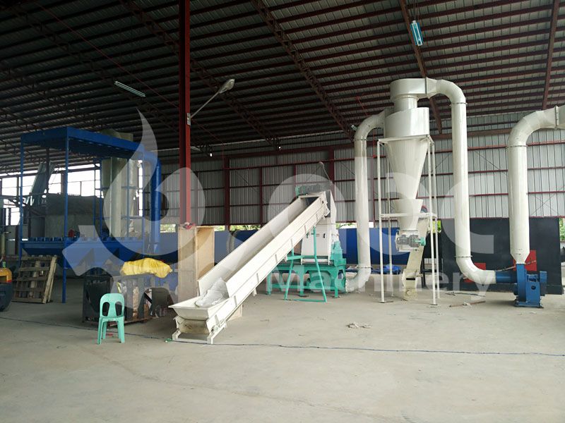 biomass grinding and drying process equipment