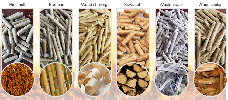 wood pellet machines can process various materials