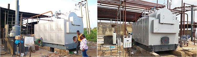 biomass pellet boiler in cassava starch factory
