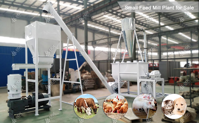 small chicken feed making machines for sales