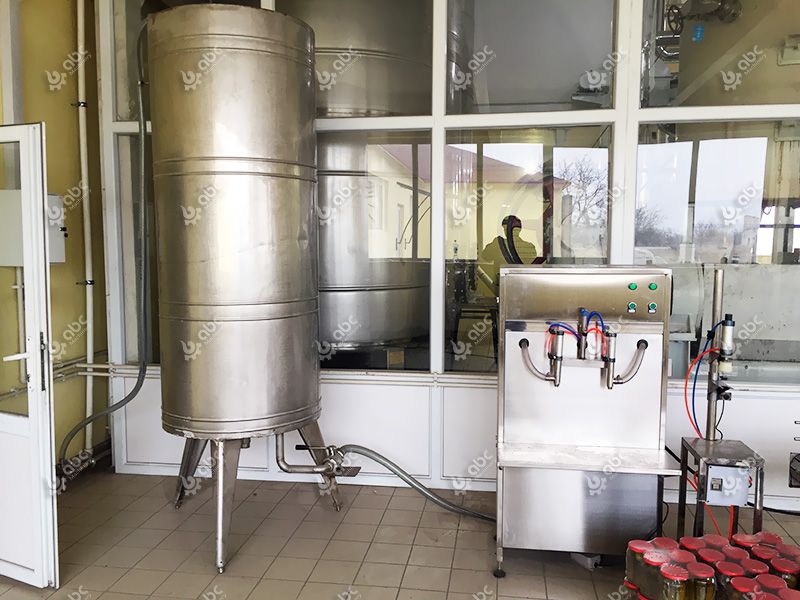 castor oil filling and bottling machine
