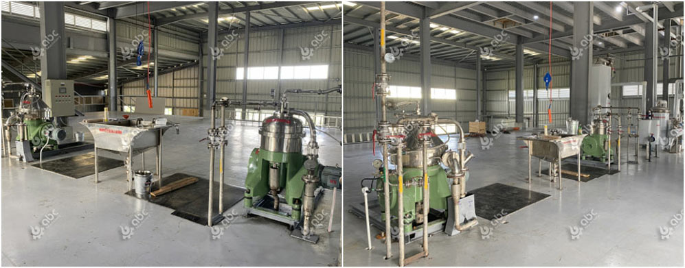 oil filter machine in cooking oil refinery plant