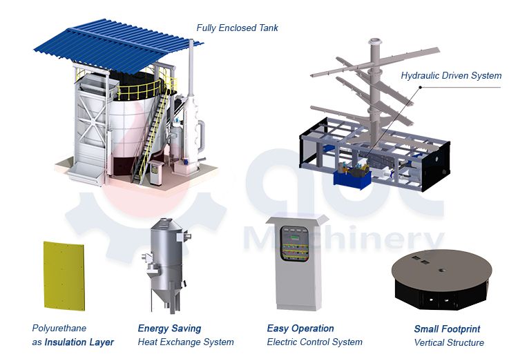 chicken manure fertilizer fermentation tank