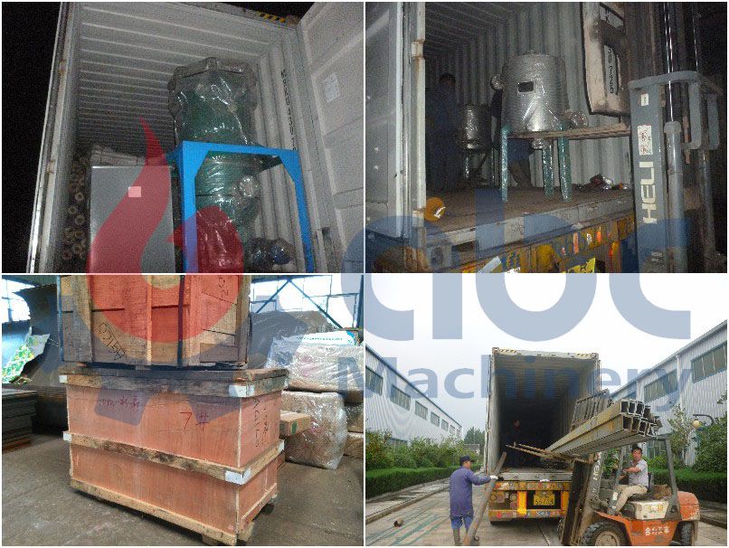 equipment loading of the RBD coconut oil refinery plant