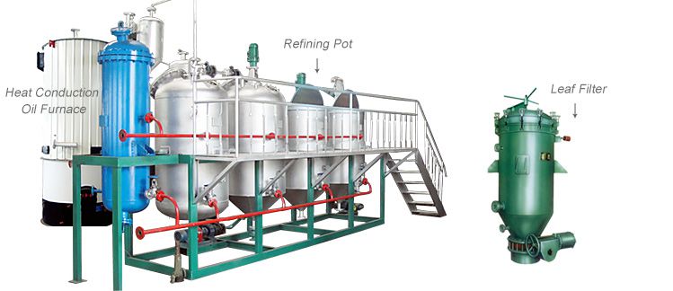 coconut oil refining machine