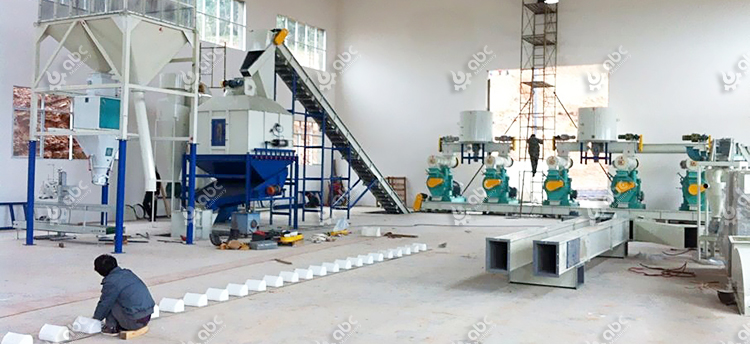 wood pellet production line project at low cost