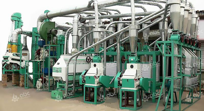Complete Set of Small Maize Corn Milling Factory