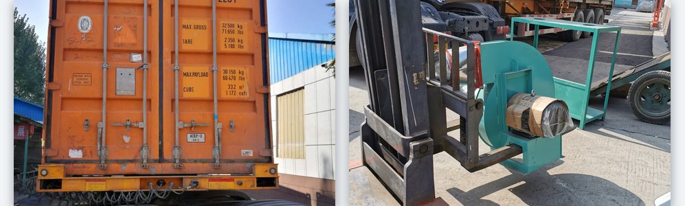 container loading and sealing of the maize flour milling plant for shipment to Burundi