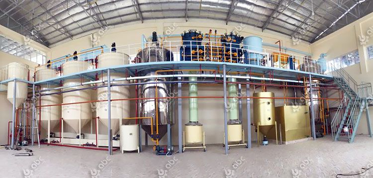 cottonseed oil refinery plant