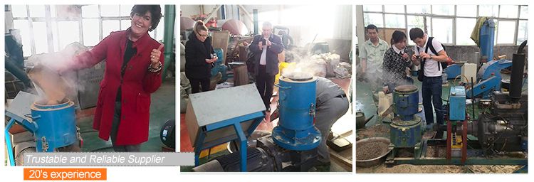 Customers Visit Pellet Machine Test Machine