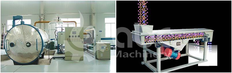 drying machine and grading machine