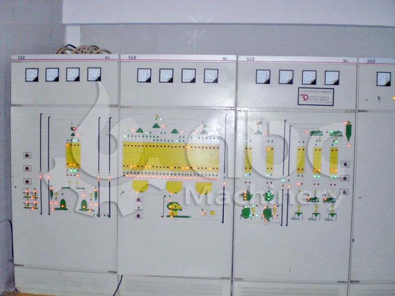 electric control cabinet of the complete fish feed mill