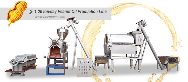 complete groundnut oil manufacturing machine set