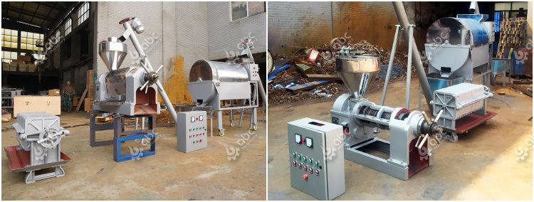 integrated cooking oil machine