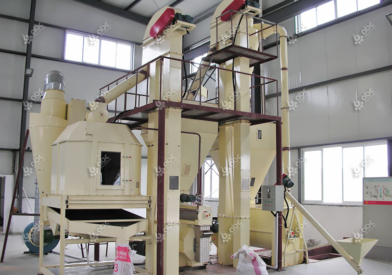complete livestock feed processing machine set