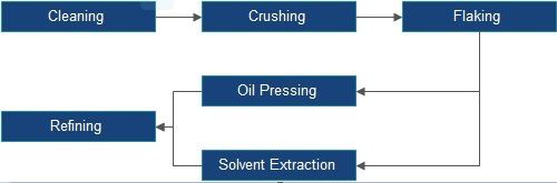 manufacturing process of soybean oil