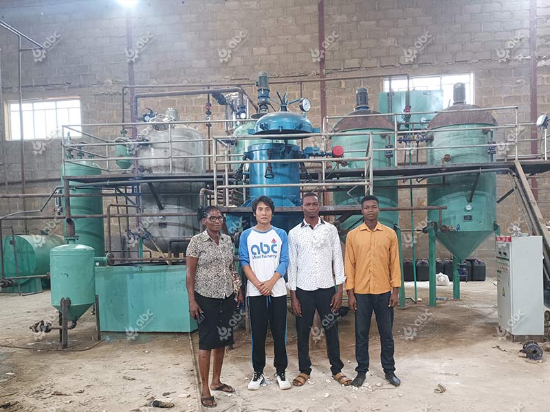 small scale palm kernel oil refining project report
